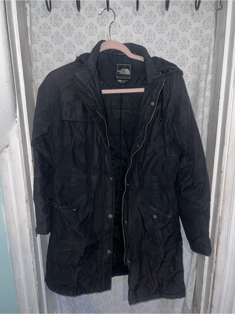 The North Face Black Hooded Field Coat